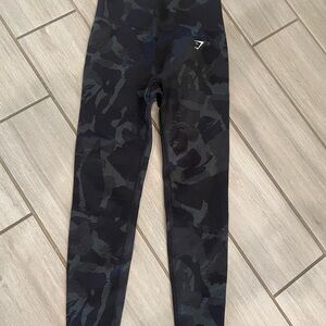 Gymshark Black Camouflage Leggings